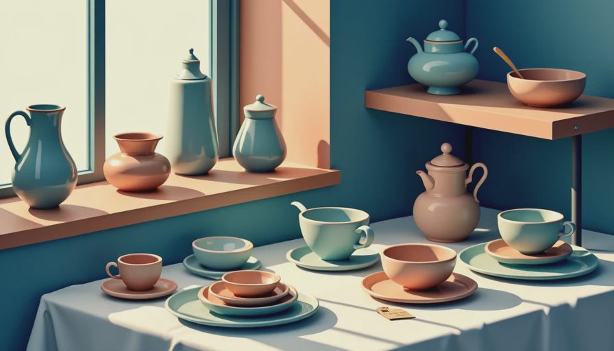 Visual context for vintage pfaltzgraff dishes