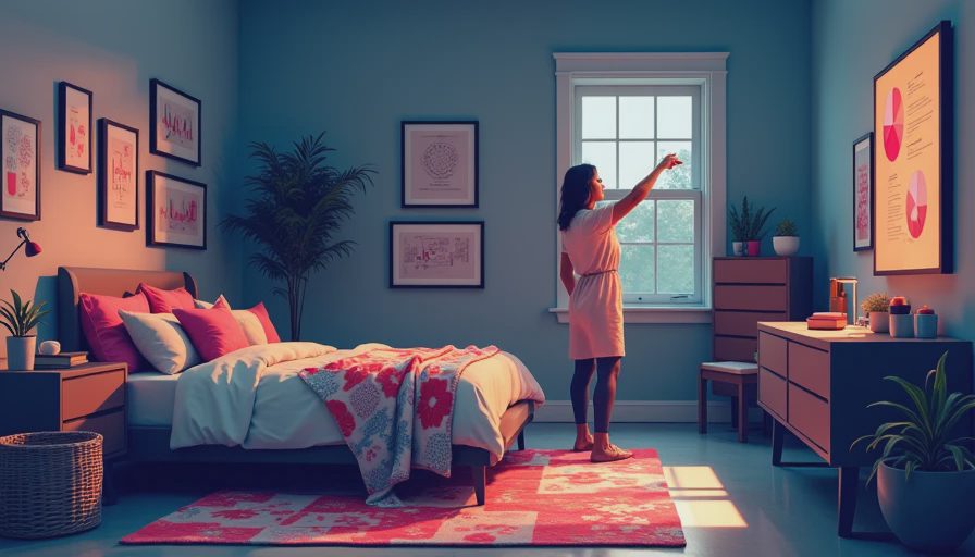 Visual context for cottage bedroom decorating ideas