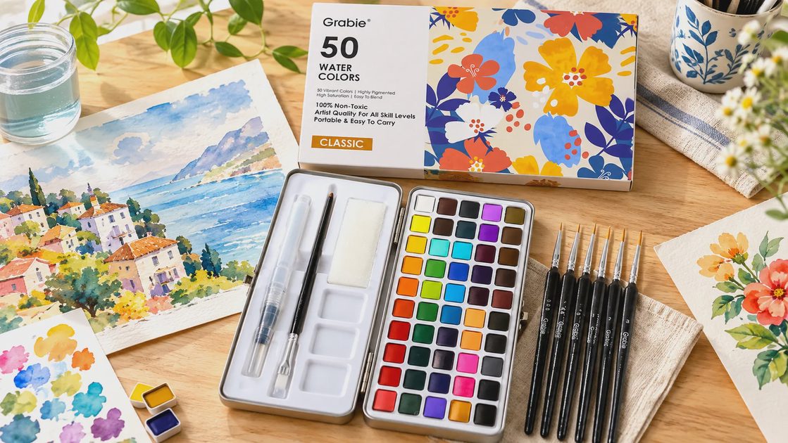 Grabie 50 Color Watercolor Paint Set ($19.99): The Painter's Trick for Choosing Home Colors