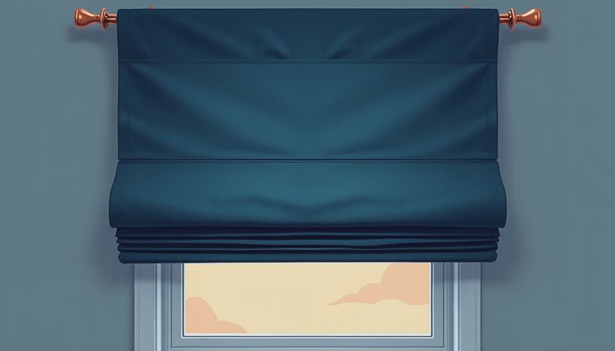Visual context for how to make a roman shade